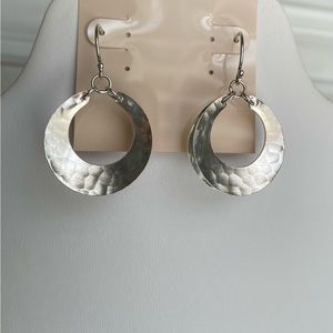 Silpada Silver Circle Earrings